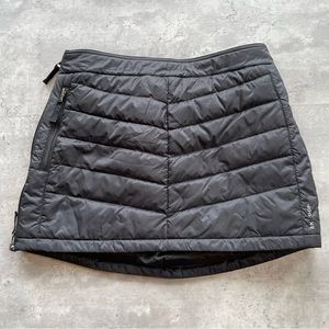 Skhoop Mini Down Skirt, Medium, Black